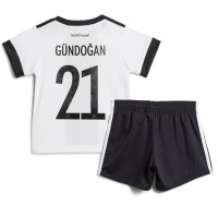 Dětský Fotbalový dres Německo Ilkay Gundogan #21 MS 2022 Domácí Krátký Rukáv (+ trenýrky)